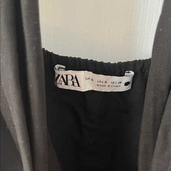 Zara Black Backless Halter Dress - Picture 3 of 4